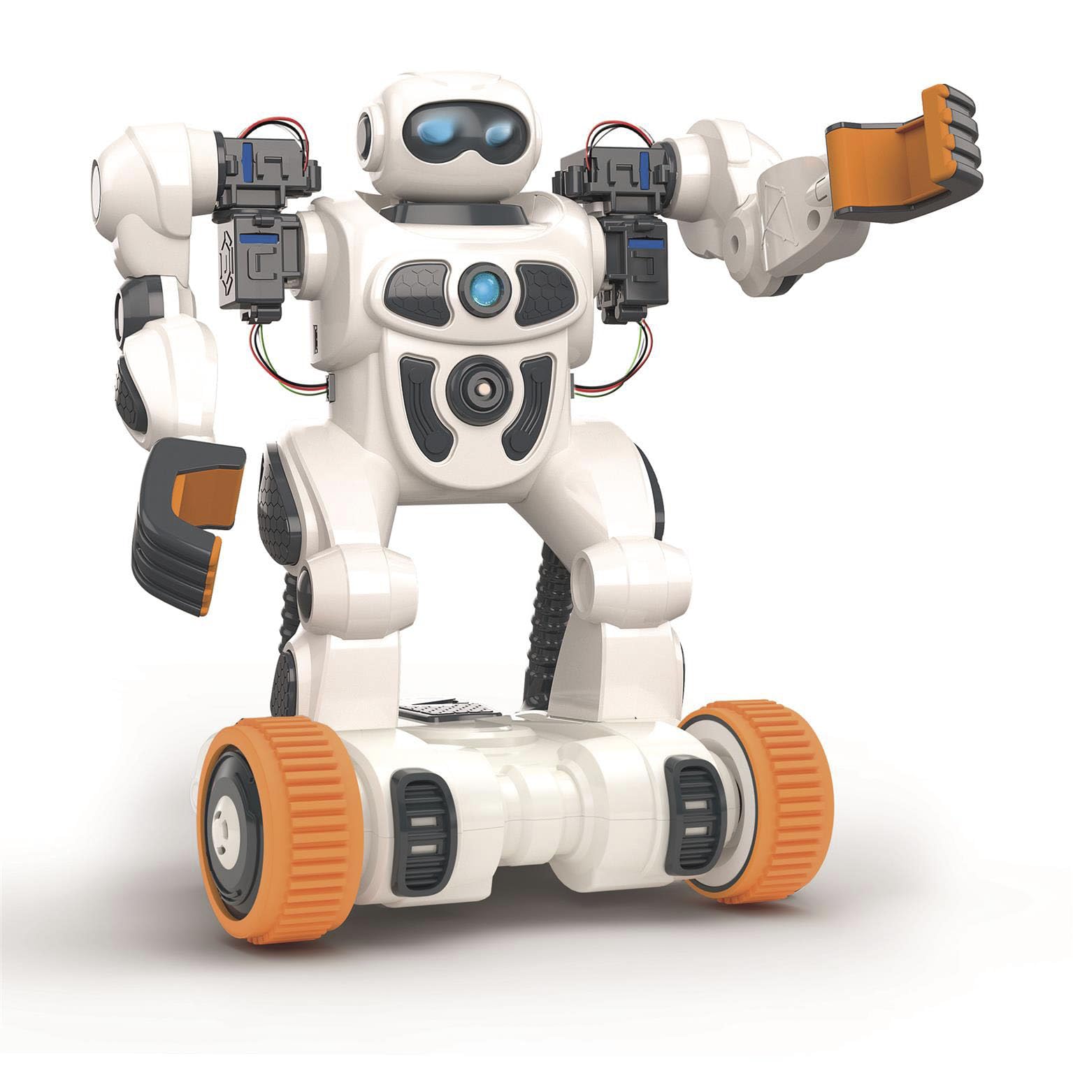 Clementoni Scienza e Gioco Robotics - AIRO PRO, Robot da Assemblare, Bambini 9+ Anni, con APP Dedicata e Tecnologia AI, Imita Movimenti con l'Intelligenza Artificiale, 6 Motori, Lingua Italiana, 19449