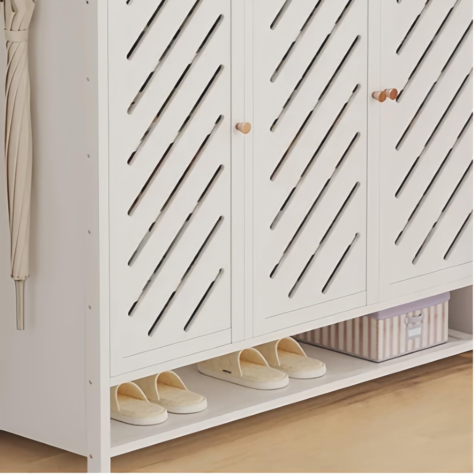 Pasillo Zapatero de Entrada for el hogar Interior(Blanco,Pequeño)