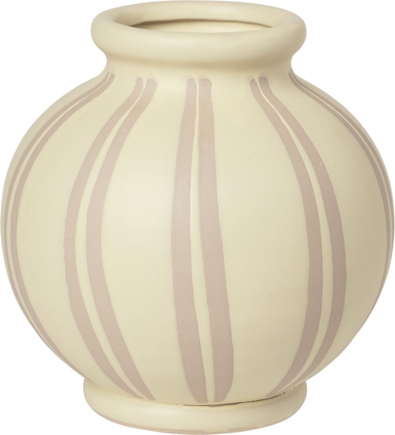 broste Copenhagen vase, Ceramic, Aniseed, Yellow, Rainy Da, Klein