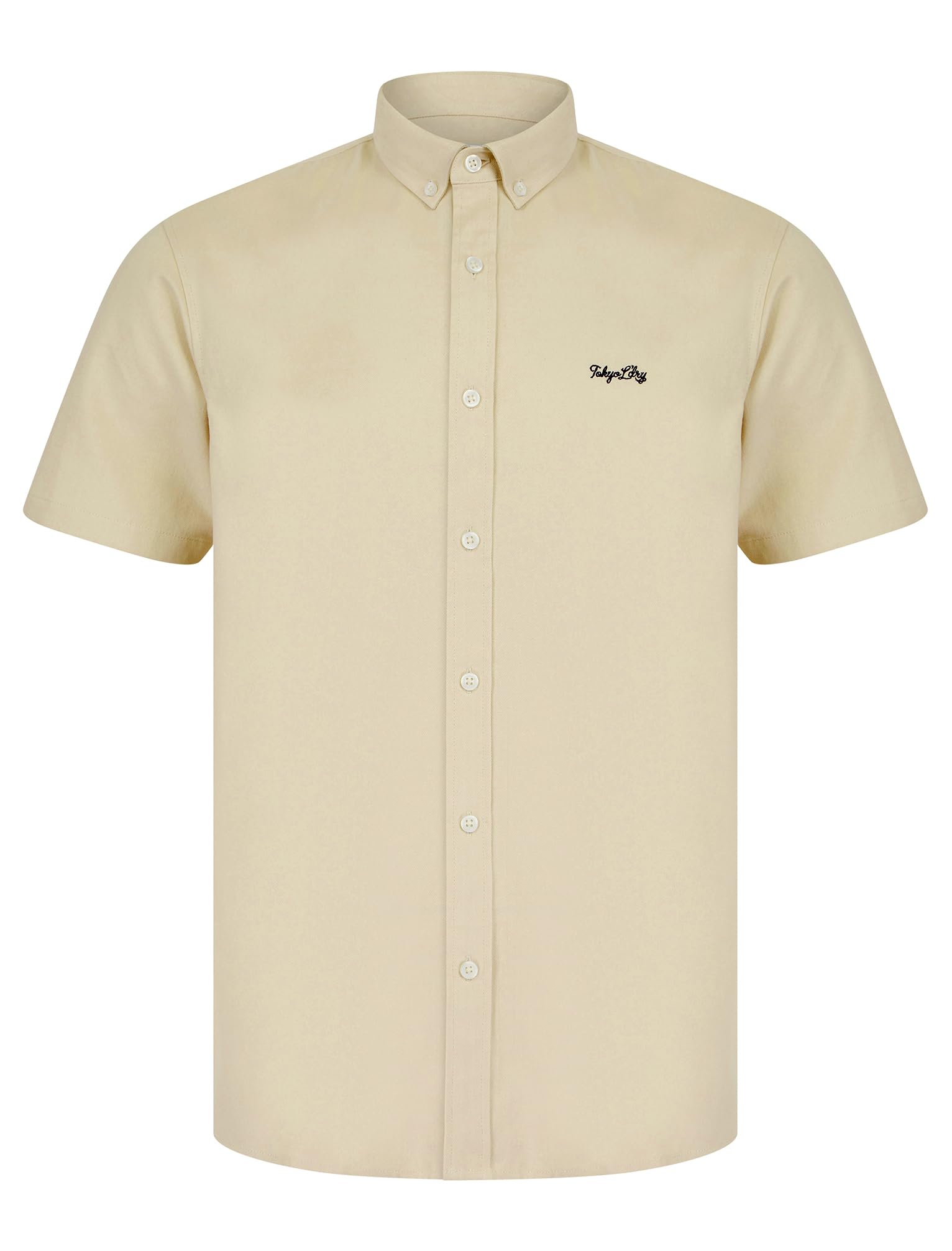 Tokyo Laundry Men's French Oak Elbury Short Sleeve Cotton Twill Shirt