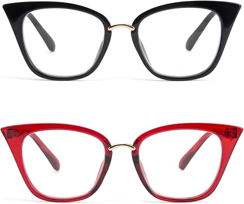 EYE ZOOM Paquete de 2 lentes de lectura de ojo de gato para mujer