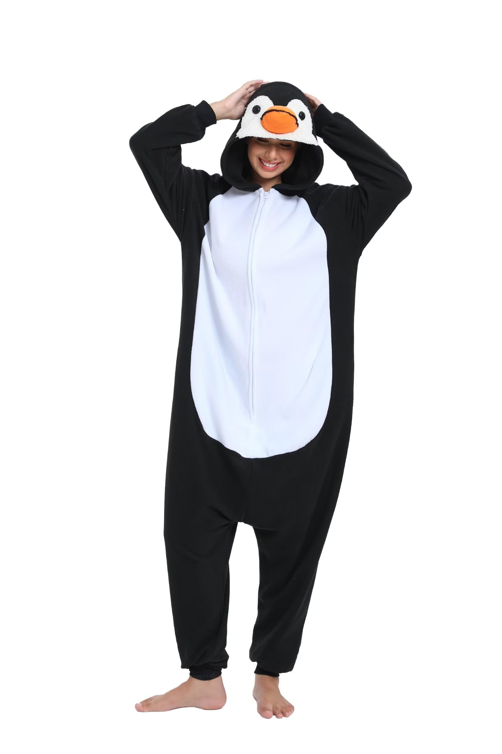 LABULA Onesie tierkostüme Damen Herren Pyjama Animal Halloween Schlafanzug Cosplay Jumpsuit Karneval Einteiler
