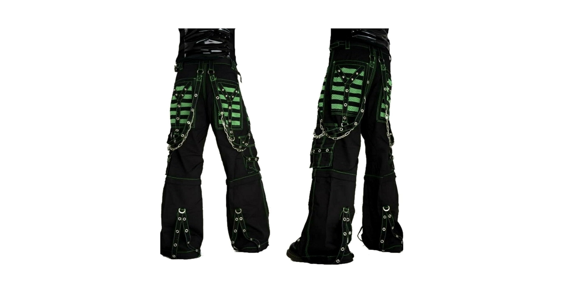 パンツ Killstar bondage gimmick pants 2way punk Killstar Steele Bondage Gothic Punk Alternative Straps