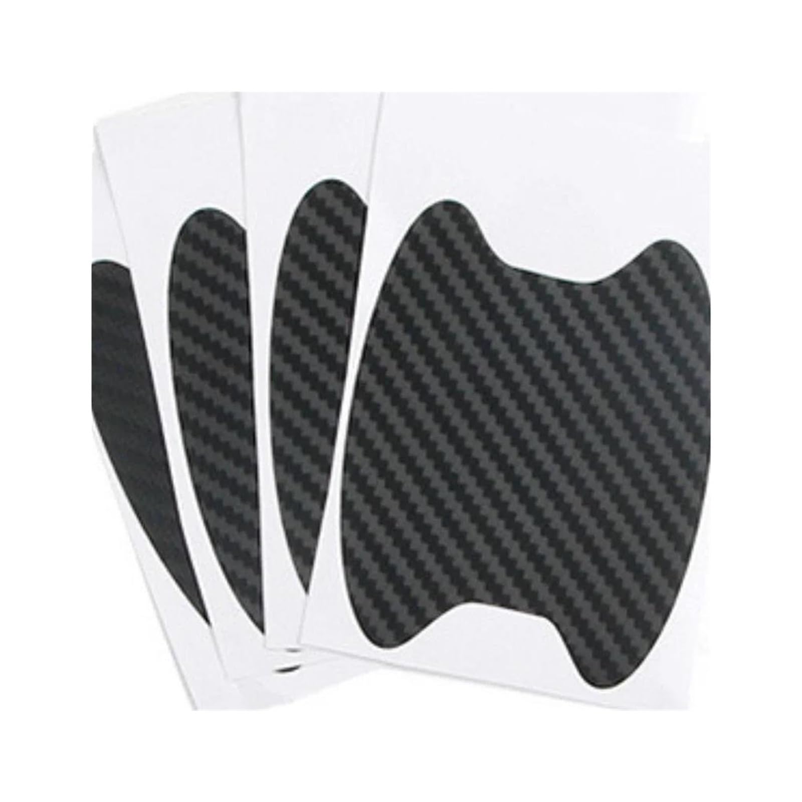 NVNZMFPPW Car Stickers Anti Scratch Car Door Handle Carbon Fiber Protector Automobiles Handle Protection Film Styling Exterior Accessorie(1-4pcs)