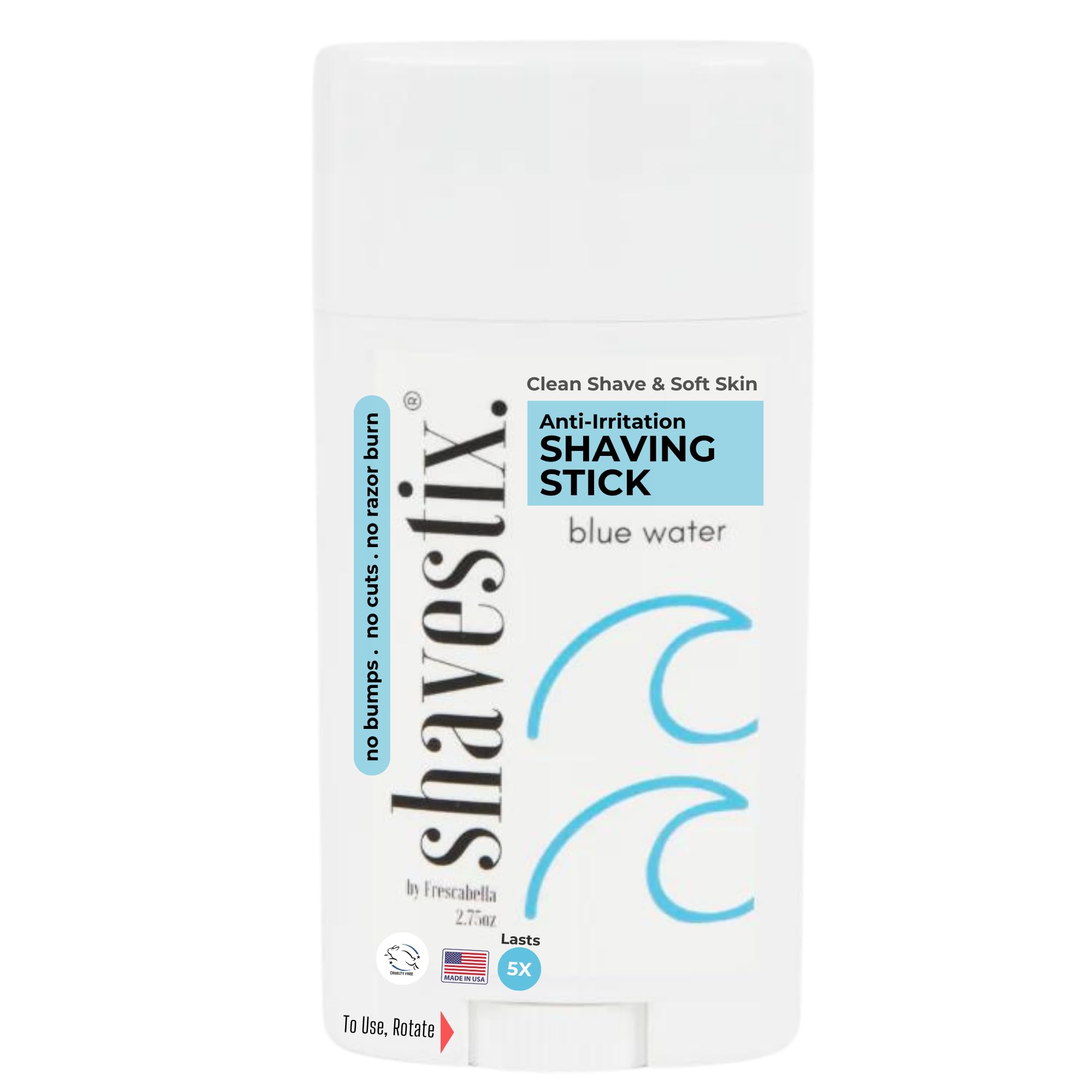 Amazon.com: Travel Shaving Cream Stick 2.75 Oz | Blue Water Scented ...