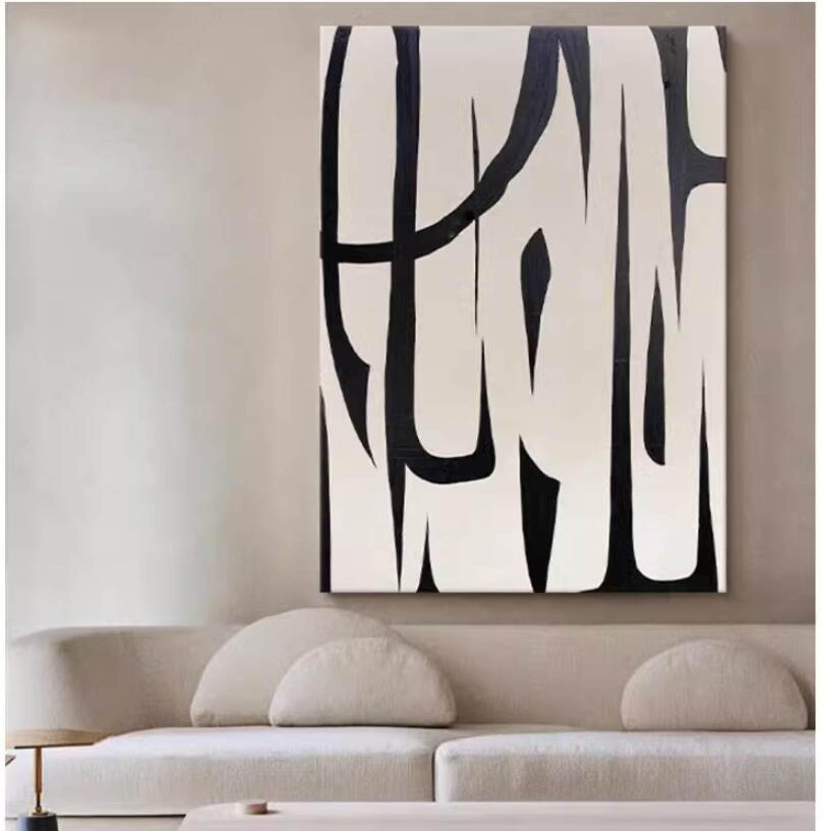 Peinture à l'huile peinte à la main sur toile peinture abstraite texturée