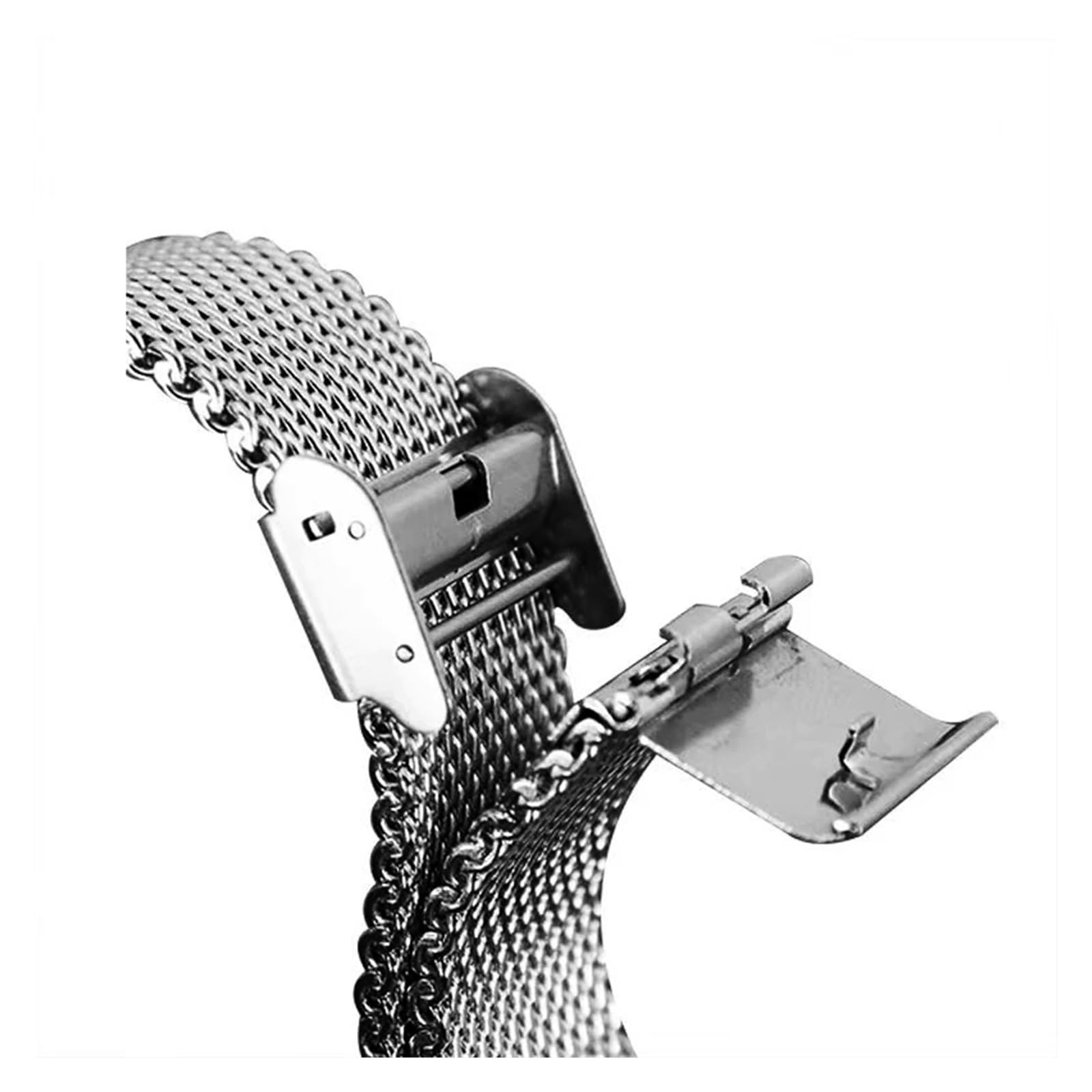 18mm 20mm 22mm 24mm universel milanais remplacement poignet ceinture Bracelet en acier inoxydable maille montre Bracelet bracelets de montre