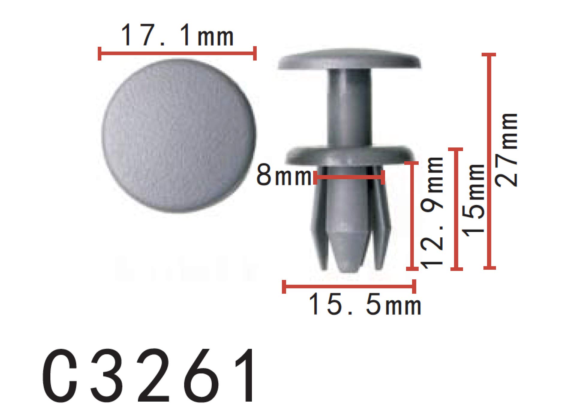 Amazon.com: Autobahn88 Expanding Rivet Trunk Trim Clip, compatible  