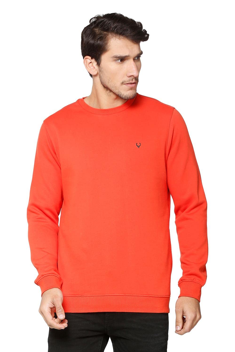 Men's Cotton Blend Casual Crew Neck Sweatshirt