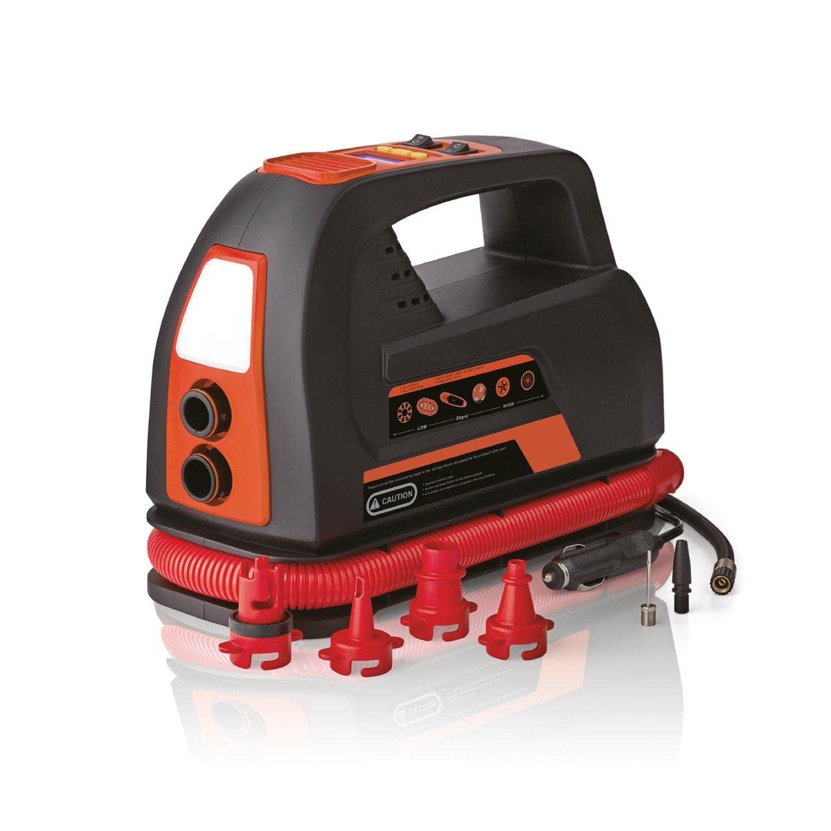 SKINFOX SUPER Electric AIR Pump 0,5 bis 100 PSI SUP Paddelboard Pumpe - All-IN-ONE