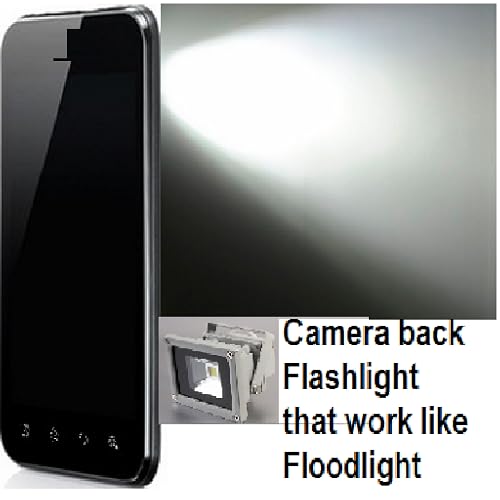 Floodlight Torch LED Brightest LED flashlight turn flash light without camera on