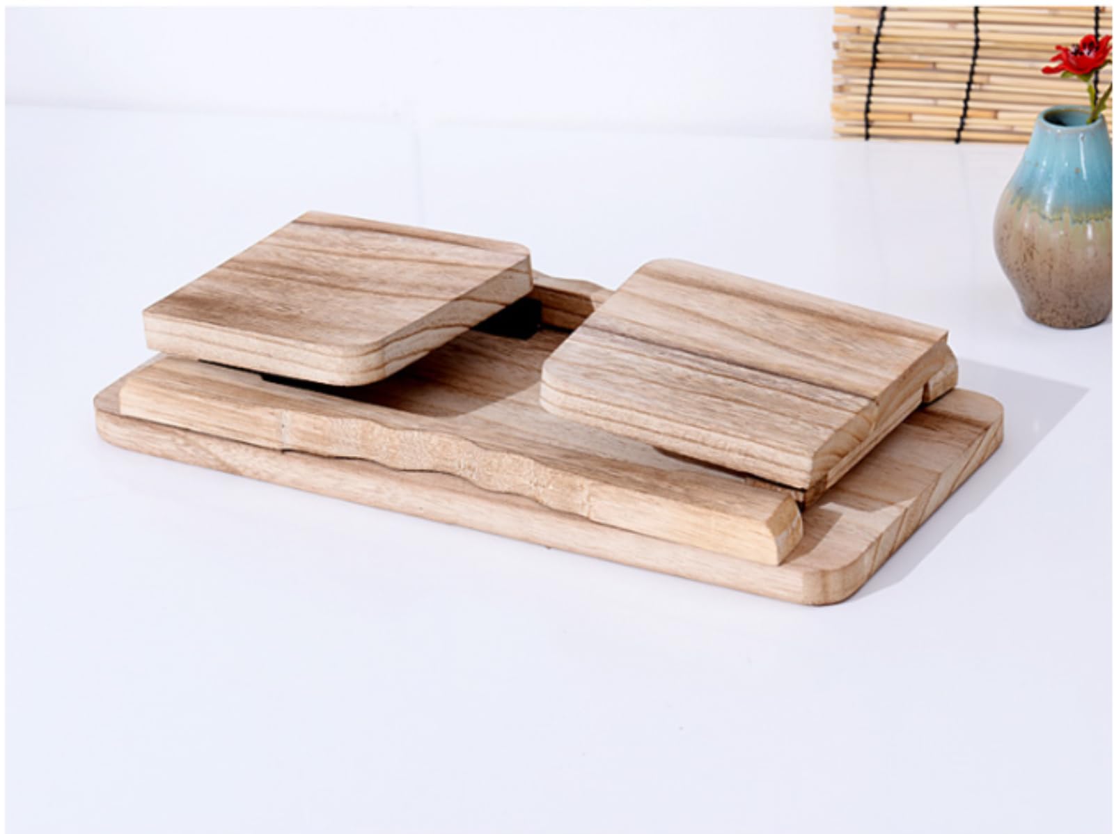 Banco De Meditación, Banco De Madera para Meditación Y Yoga, Taburete Plegable Ergonómico para Arrodillarse, Banco De Oración De Madera con Bisagras De Metal Duraderas