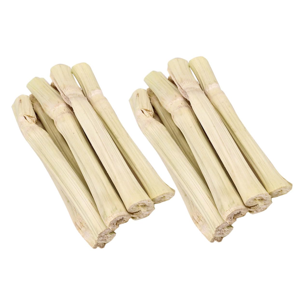 Słodkich Patyczków Do Gryzienia z Bambusa dla Królików Szynszyli Chomików i Świnek Morskich Zabawki Do Ścierania Zębów dla Małych Zwierząt
