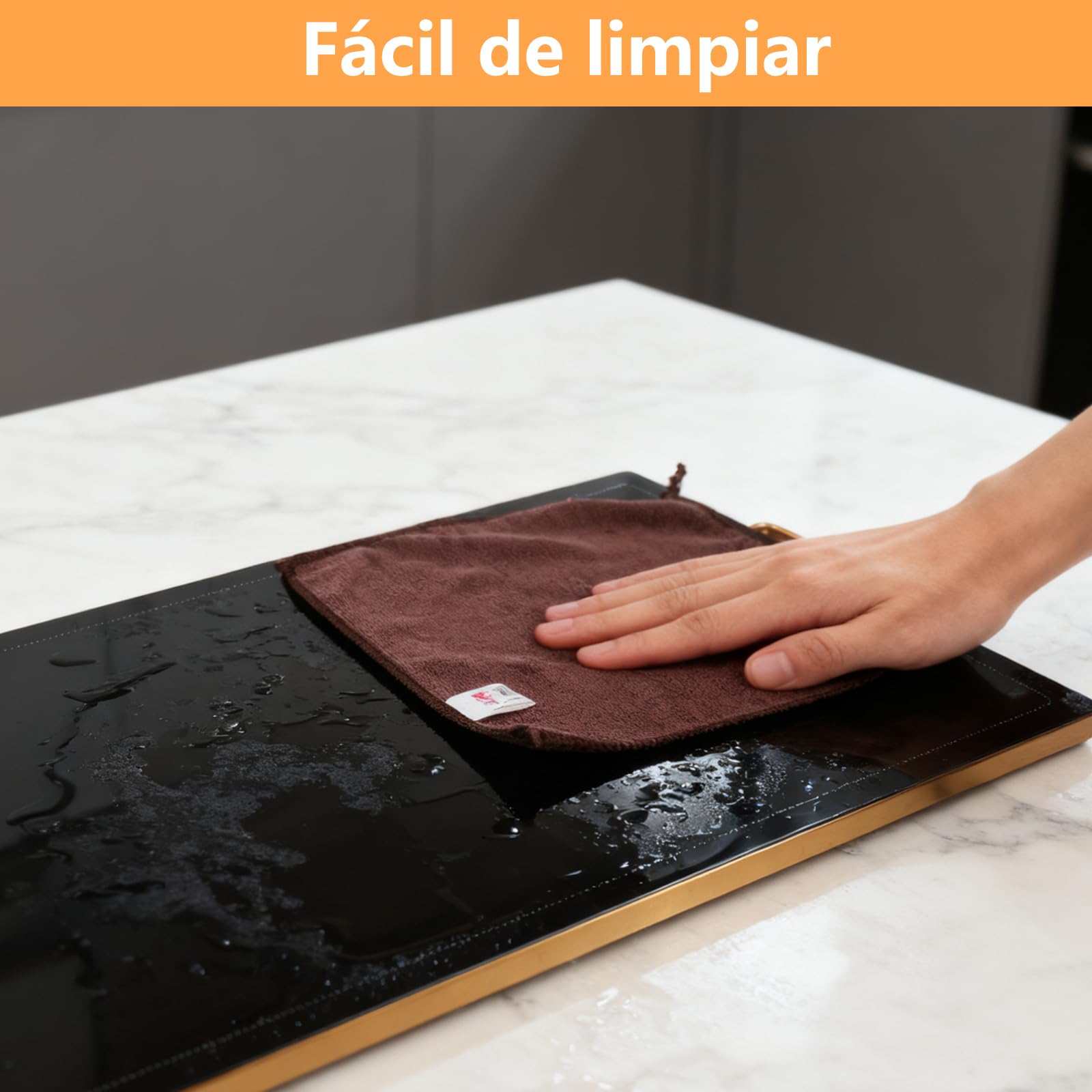 Bandeja de Calentamiento Eléctrico, 100x35cm, 450W Plato Calefactor para Comidas, Mantiene Calientes Platos y Bebidas, Ideal para Restaurantes, Hogar y Buffets