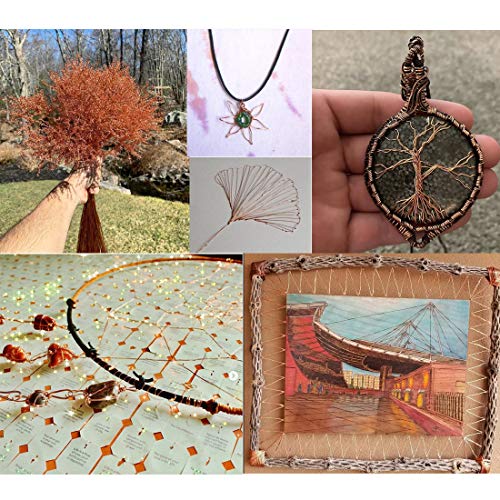 image for ABBECIAO 10 Pack Jewelry Beading Wire Copper Wire for Jewelry Making S