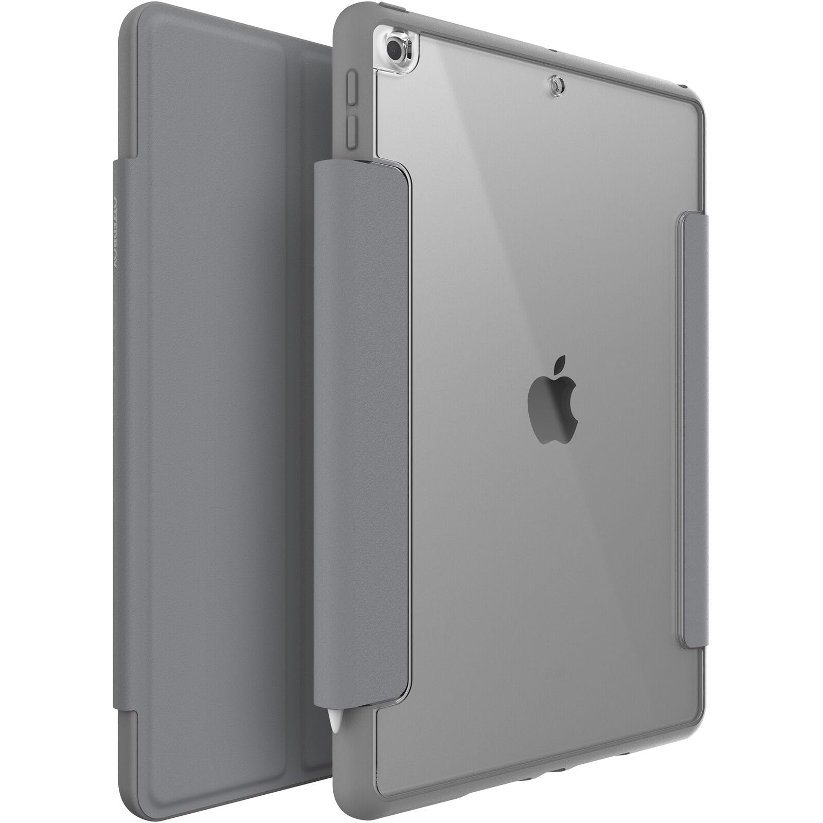OtterBox Custodia Folio Series per iPad (9a/8a/7a generazione), antiurto, a prova di caduta, custodia protettiva ultra sottile, grigio