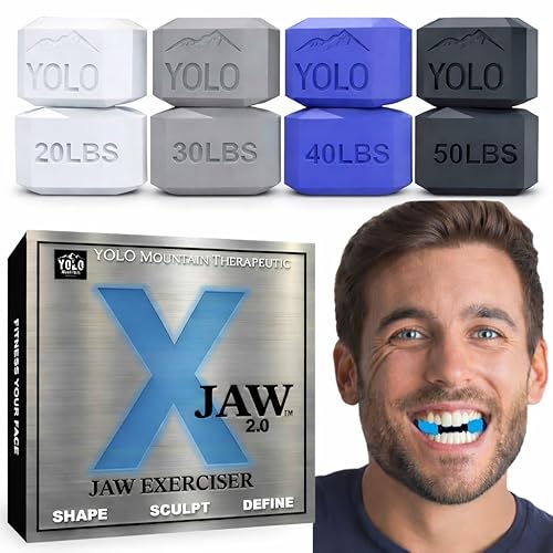 X-JAW 2.0 Premium Jaw Exerciser for Men & Women, 4