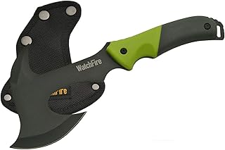 WatchFire Coated Stainless Steel Camping Hatchet, Black