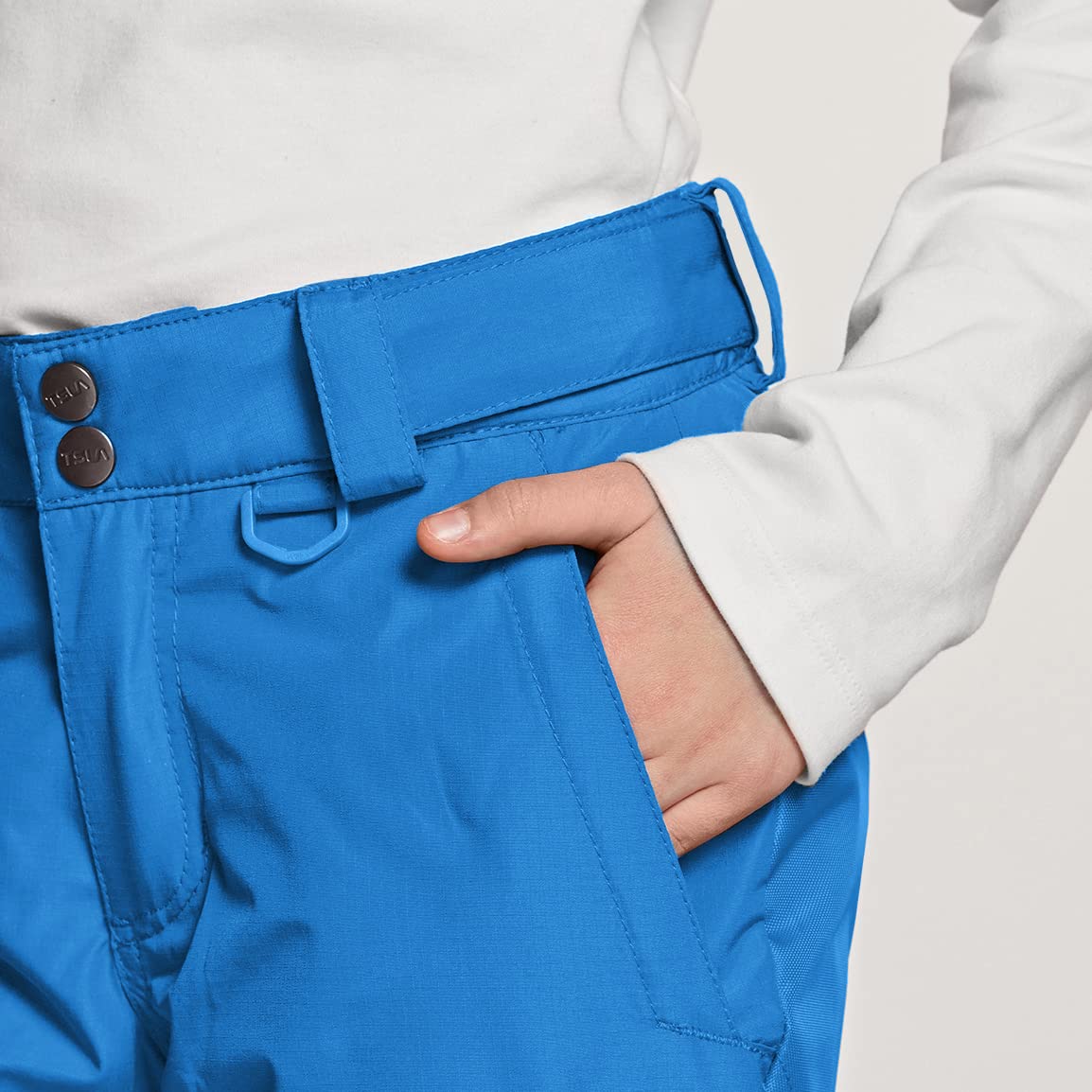 TSLA Pantalones de Nieve de Invierno para niños, Pantalones de esquí o Snowboard con Aislamiento Impermeable