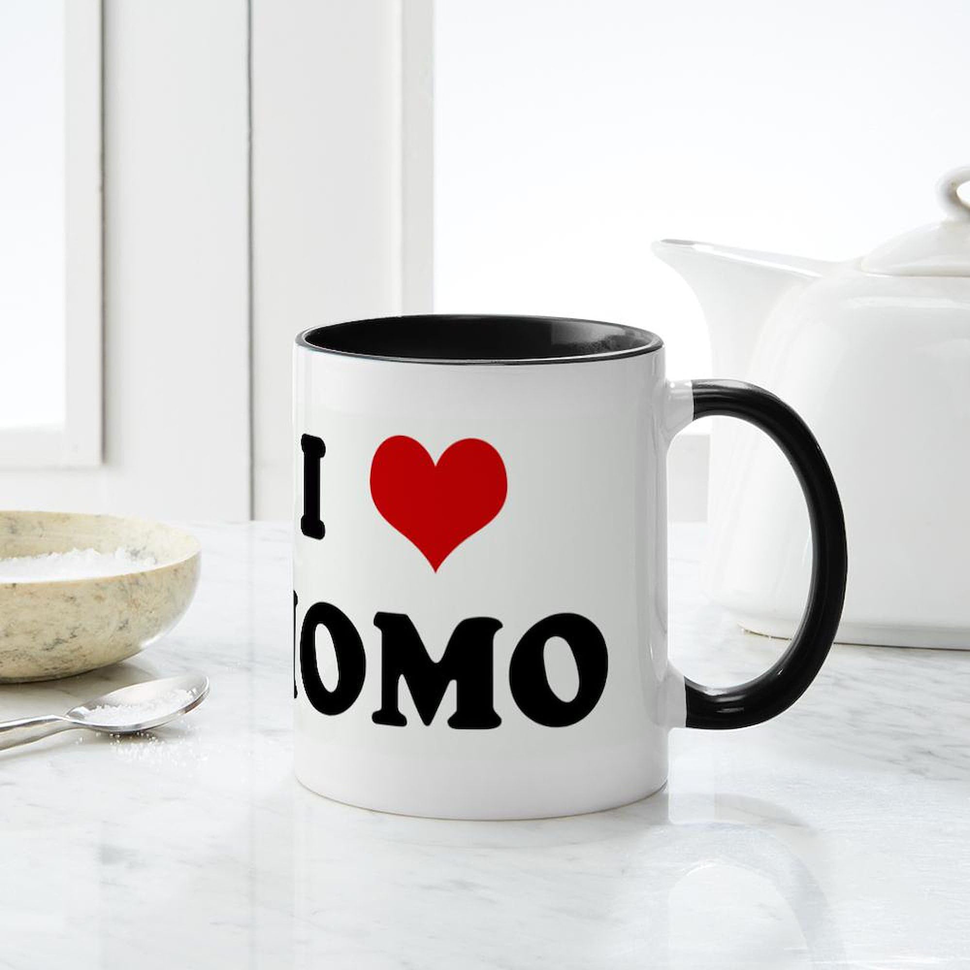 Amazon.com | CafePress I Love MOMO Mug 11 oz (325 ml) Ceramic
