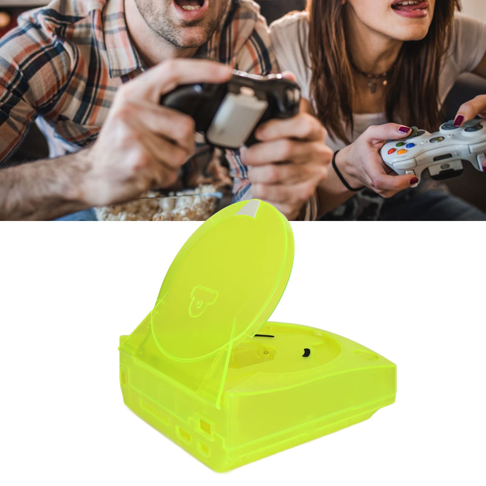 Guscio 'alloggiamento, Alloggiamento Traslucido per Console di Gioco retrò, Scudo in Plastica Traslucida con Protezione Completa Compatibile per Dreamcast DC
