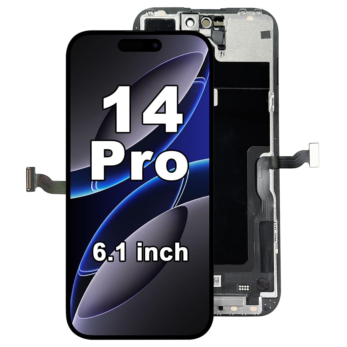 Amazon.co.jp: iPhone 14 Pro 画面交換 6.1インチ、フルHD LCD
