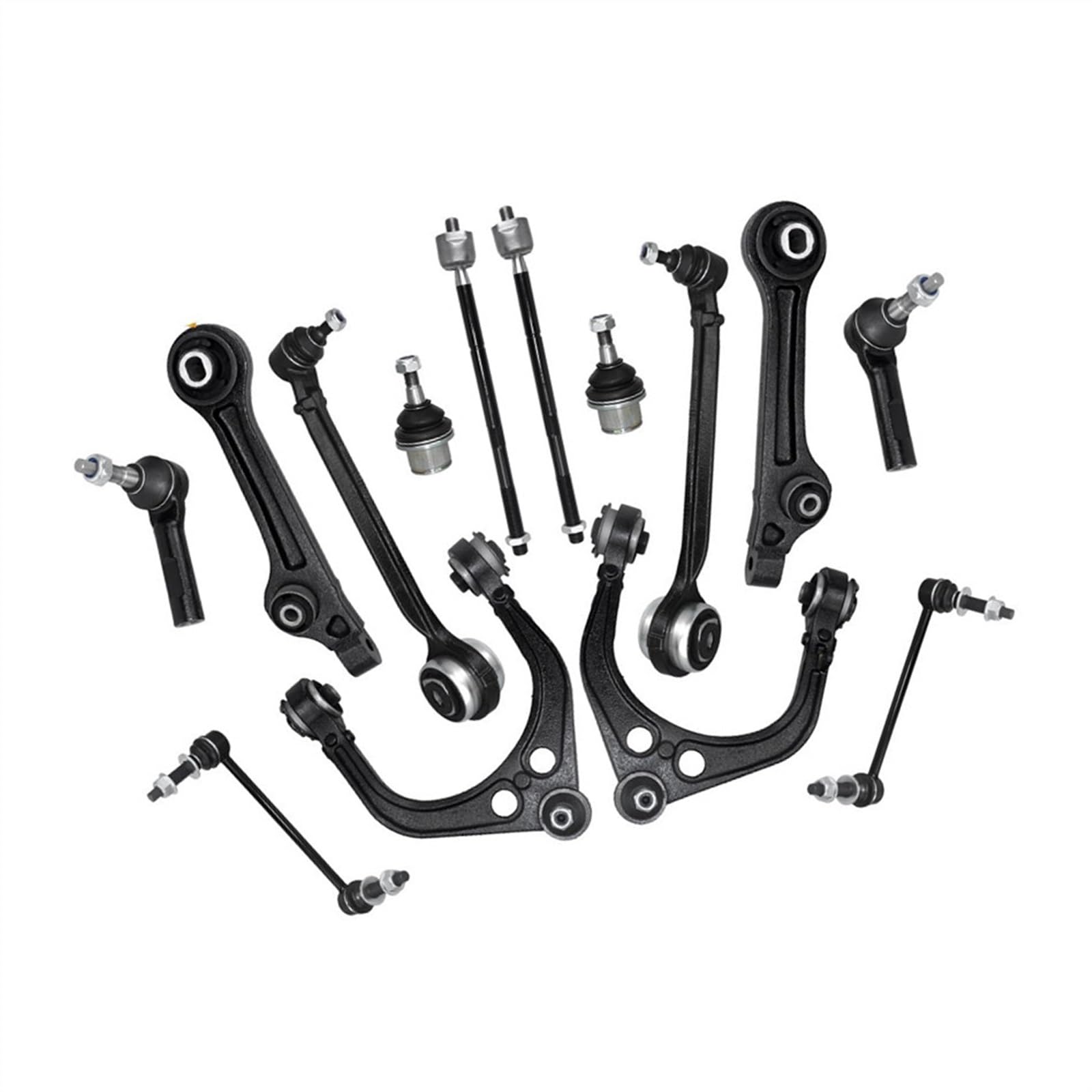 For Chrysler 300 RWD 2011 2012 2013 2014 Car Suspension Kit Wishbone Control Arms Front Upper Lower Control Arm Sway Bar 14pcs Wishbones Control Arms