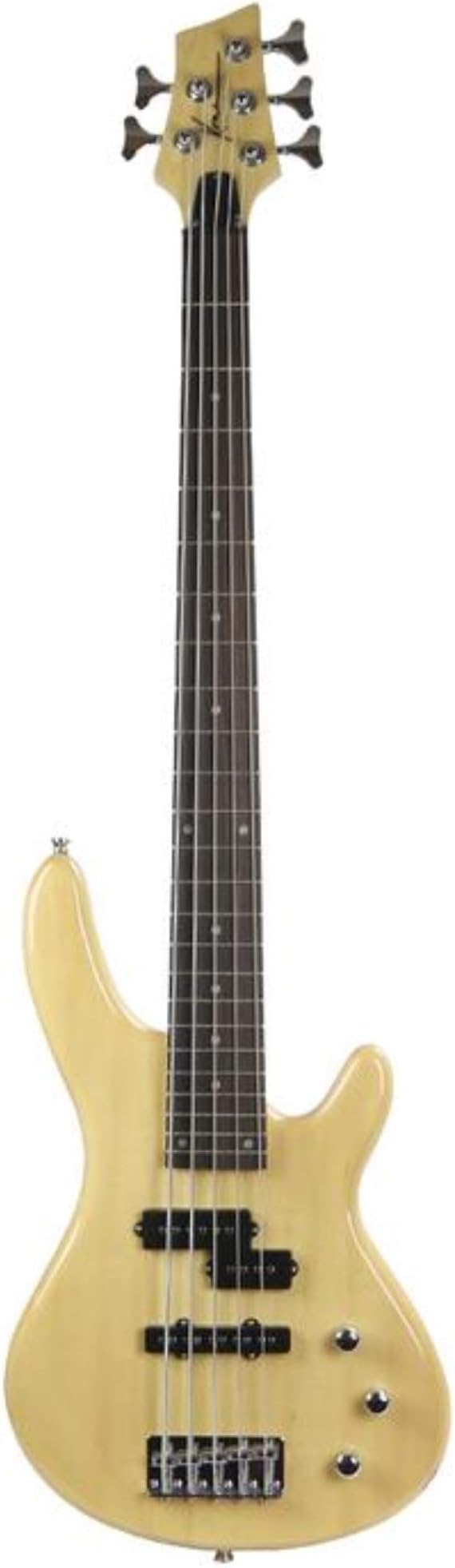 Kona Guitars KE5BN 5-String Electric Bass Guitar with Split Pickup Configuration