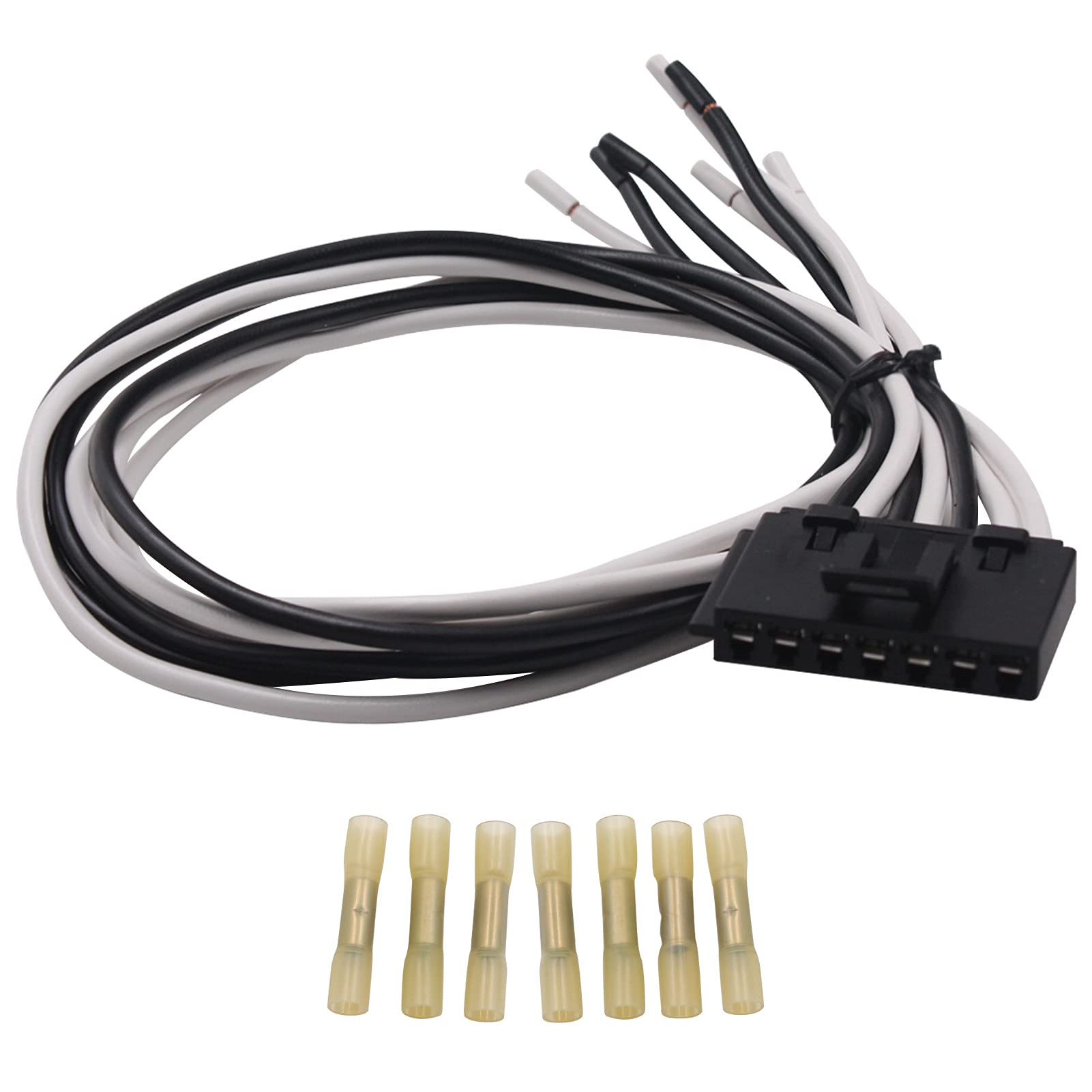 7 Wire Pigtail Blower Motor Resistor Plug Connector Compatible with Chevrolet GMC&Cadillac Silverado, Tahoe, Suburban, Avalanche, Sierra, Yukon 89019088 973-405 15-81086 22807123-image-35