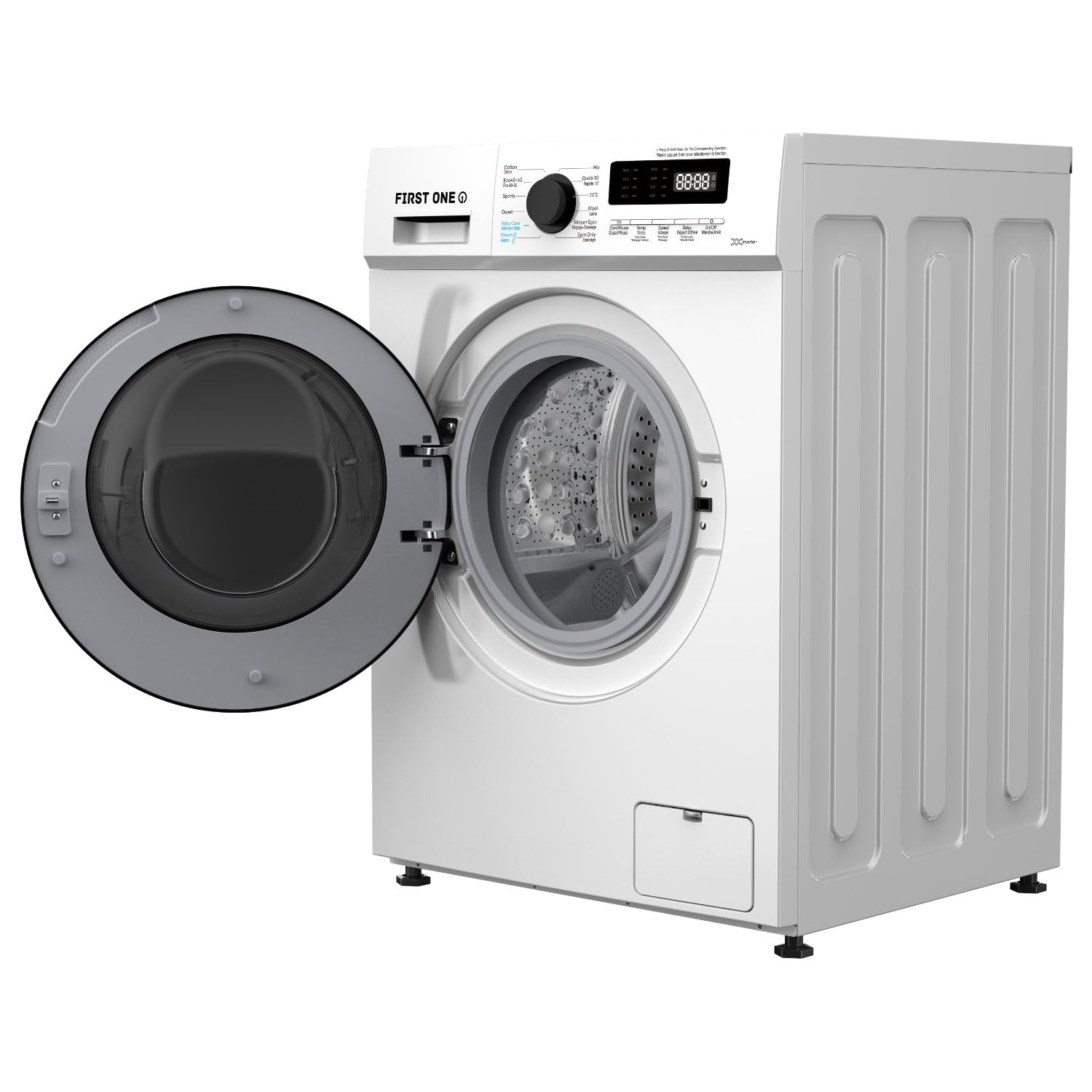 FIRST ONE FLL101400WH Lave-linge frontal 10 Kg 1400 tr/mn 16 programmes Eco Intensif Rapide