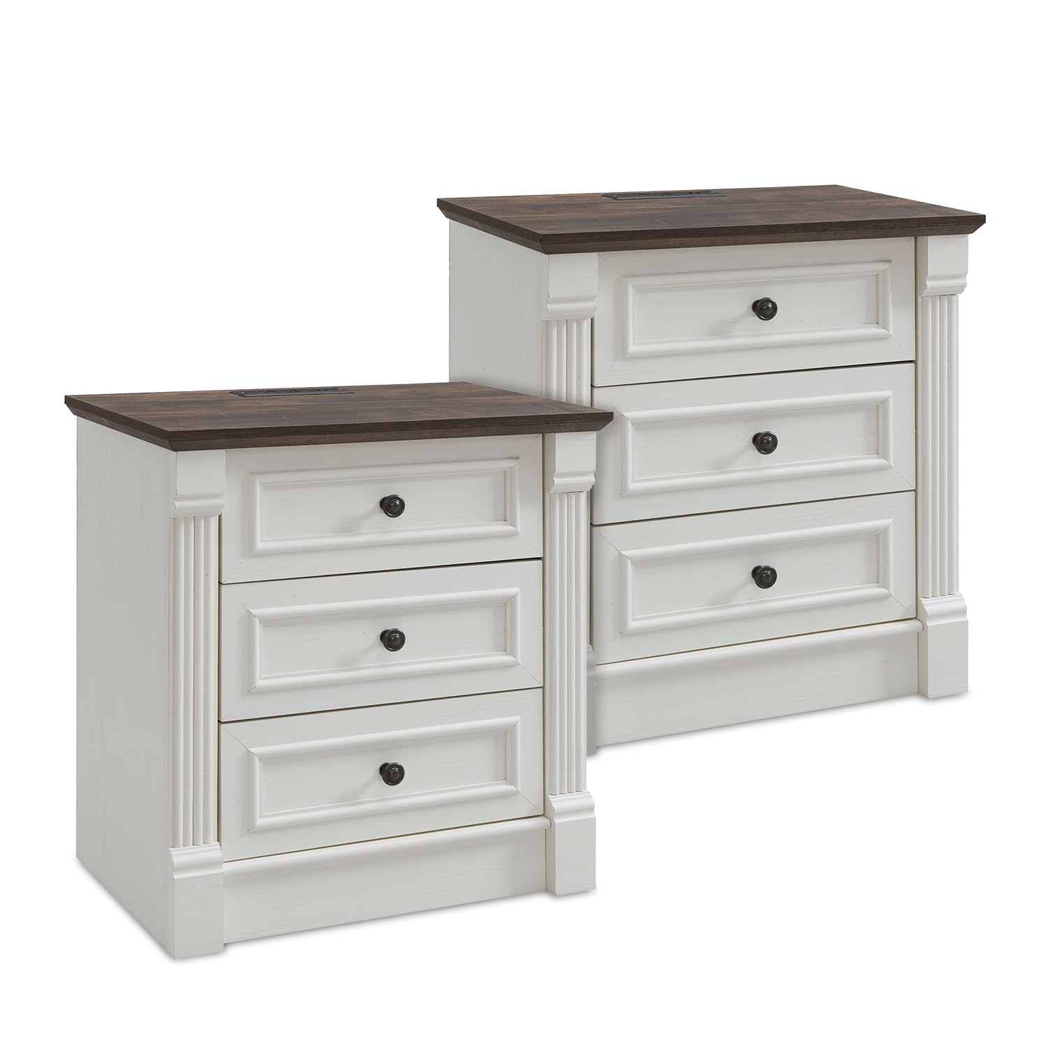 Aitjunz Tall Farmhouse Nightstand