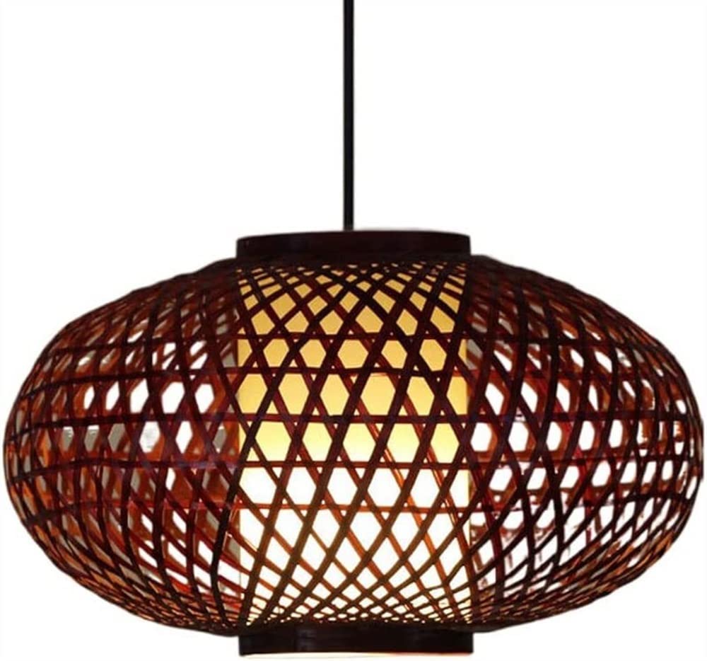 Lustre rotin suspension osier vintage cage oiseau E27 club
