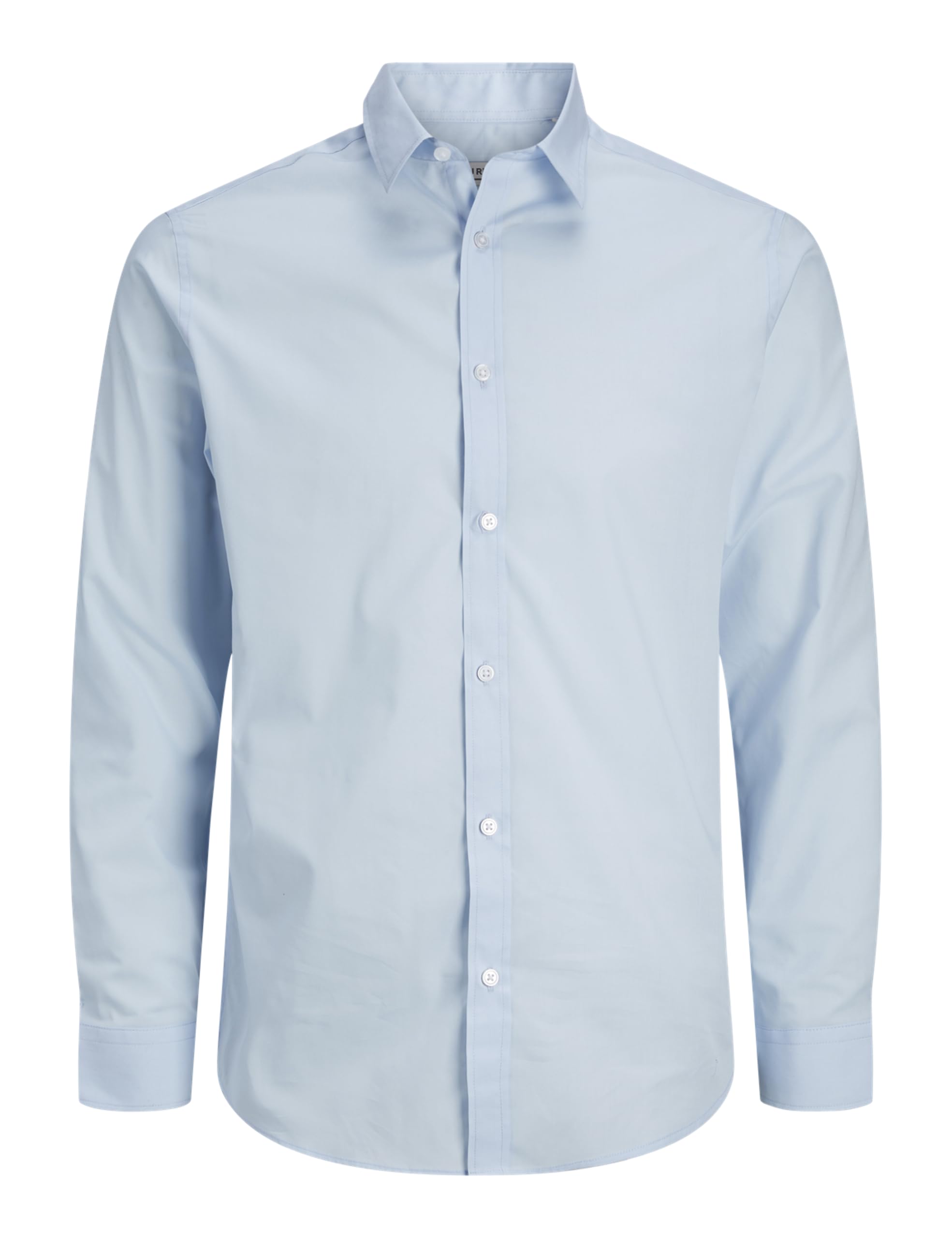 JJ REBEL Men's Jrebgavin Solid Shirt LS Noos Shirt, Cashmere Blue, S