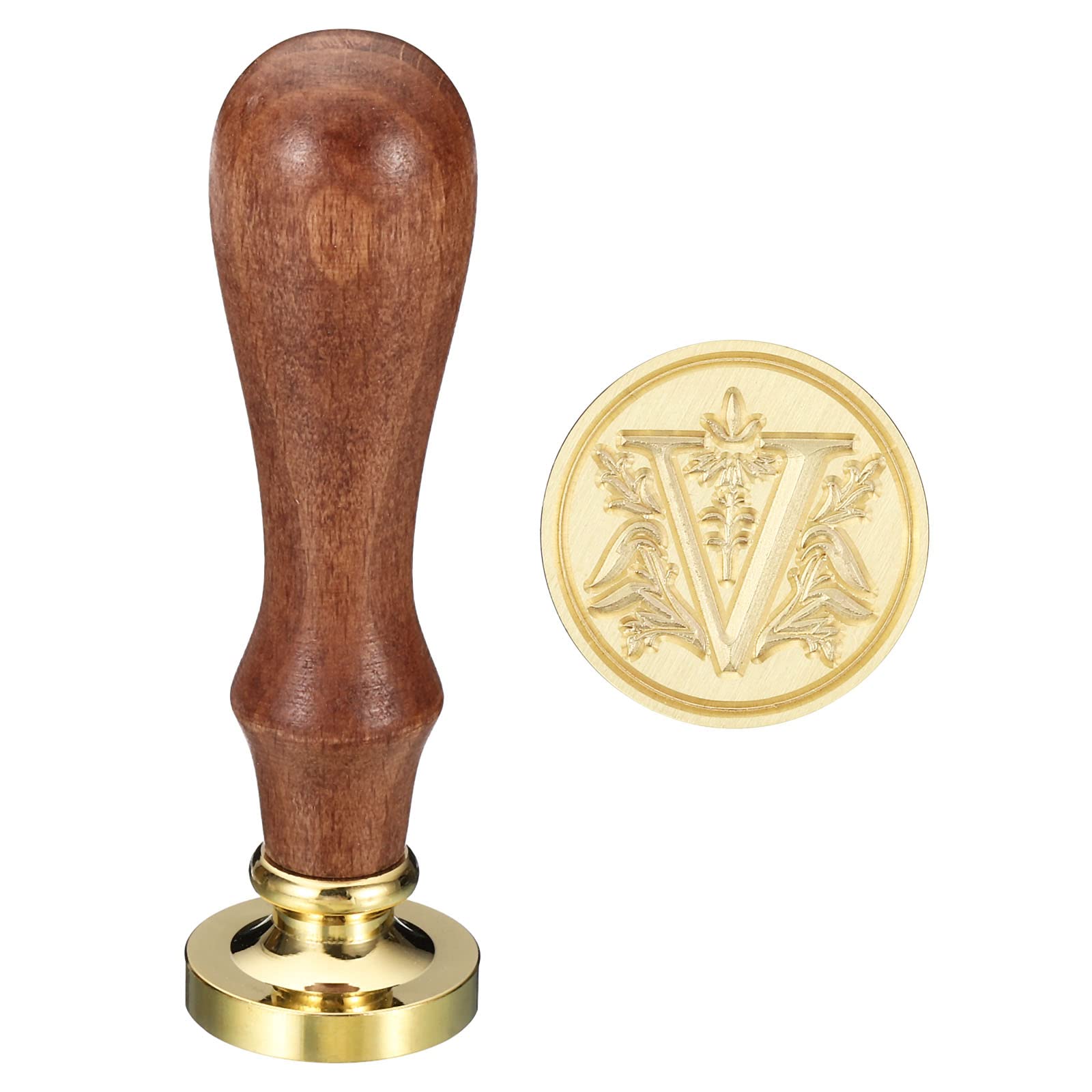 PATIKIL Alphabet V Wax Seal Stamp
