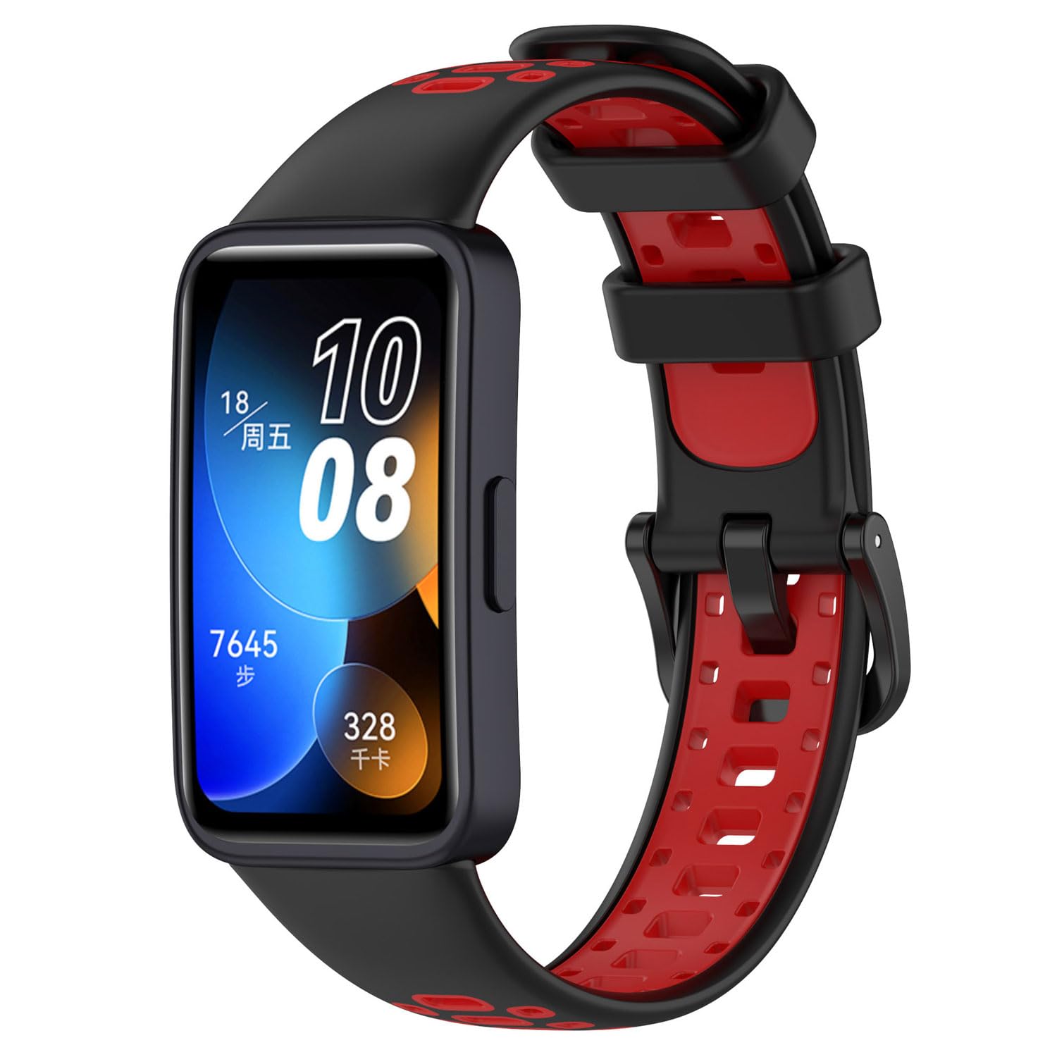 T Tersely Waterproof Replacement Silicone Strap Band Smartwatch Wristband Compatible with Huawei Band 8