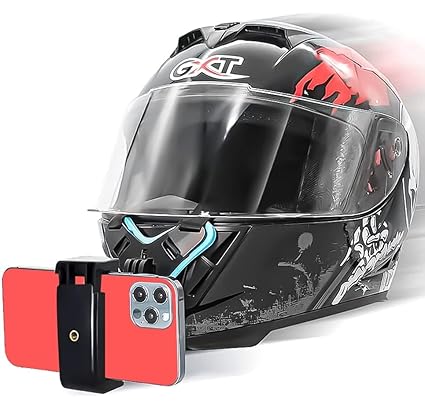 SKYCELL Helmet Camera Mobile Mount Holder for Bike/Riding Accessories Helmet Phone Chin Mount Pack of 1