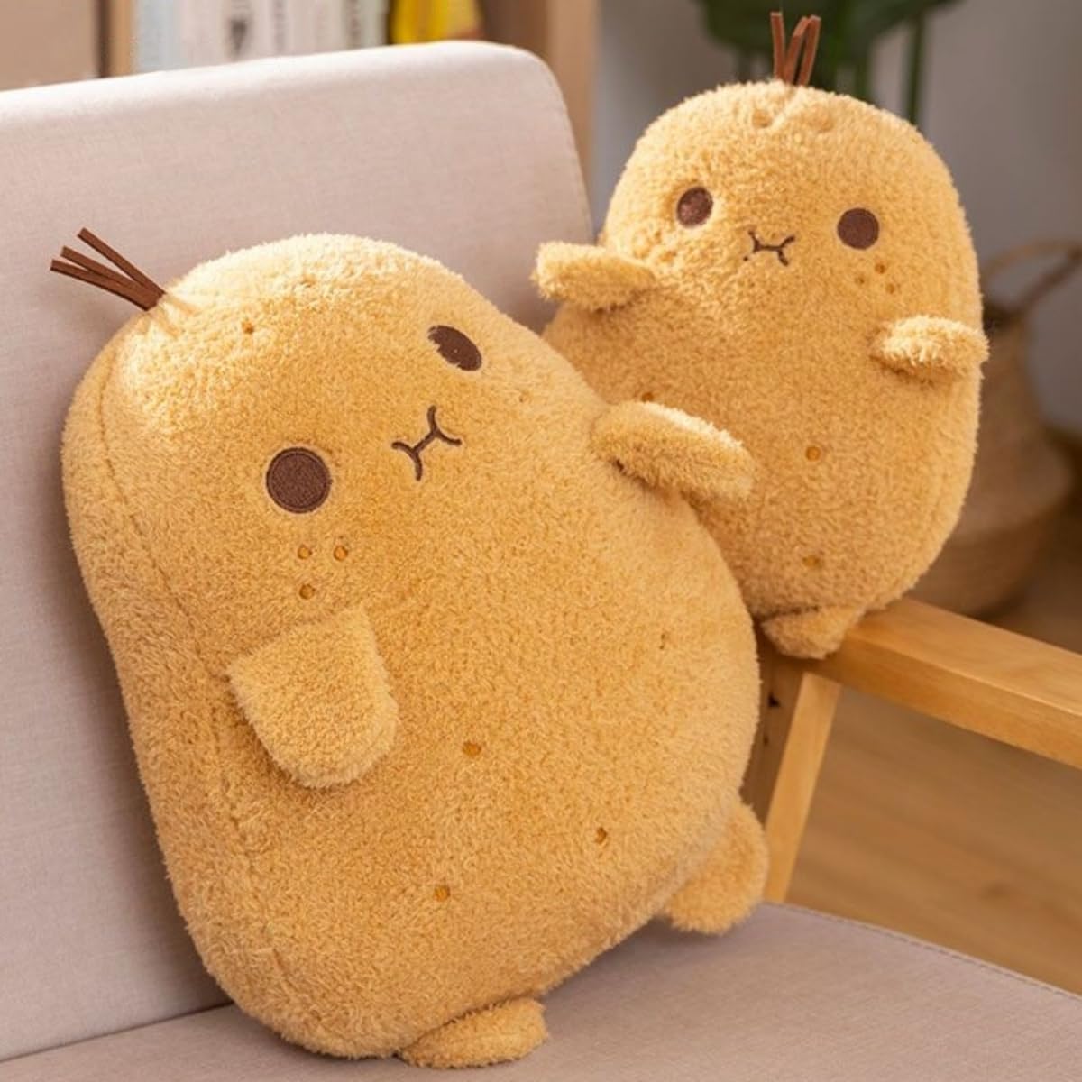 Cute Potato Plush Toy Kawaii Stuffed Animal Soft Stuffed Food Potato Plushie Pillow Toys Doll Kids Gifts 9 Inches - Image 4
