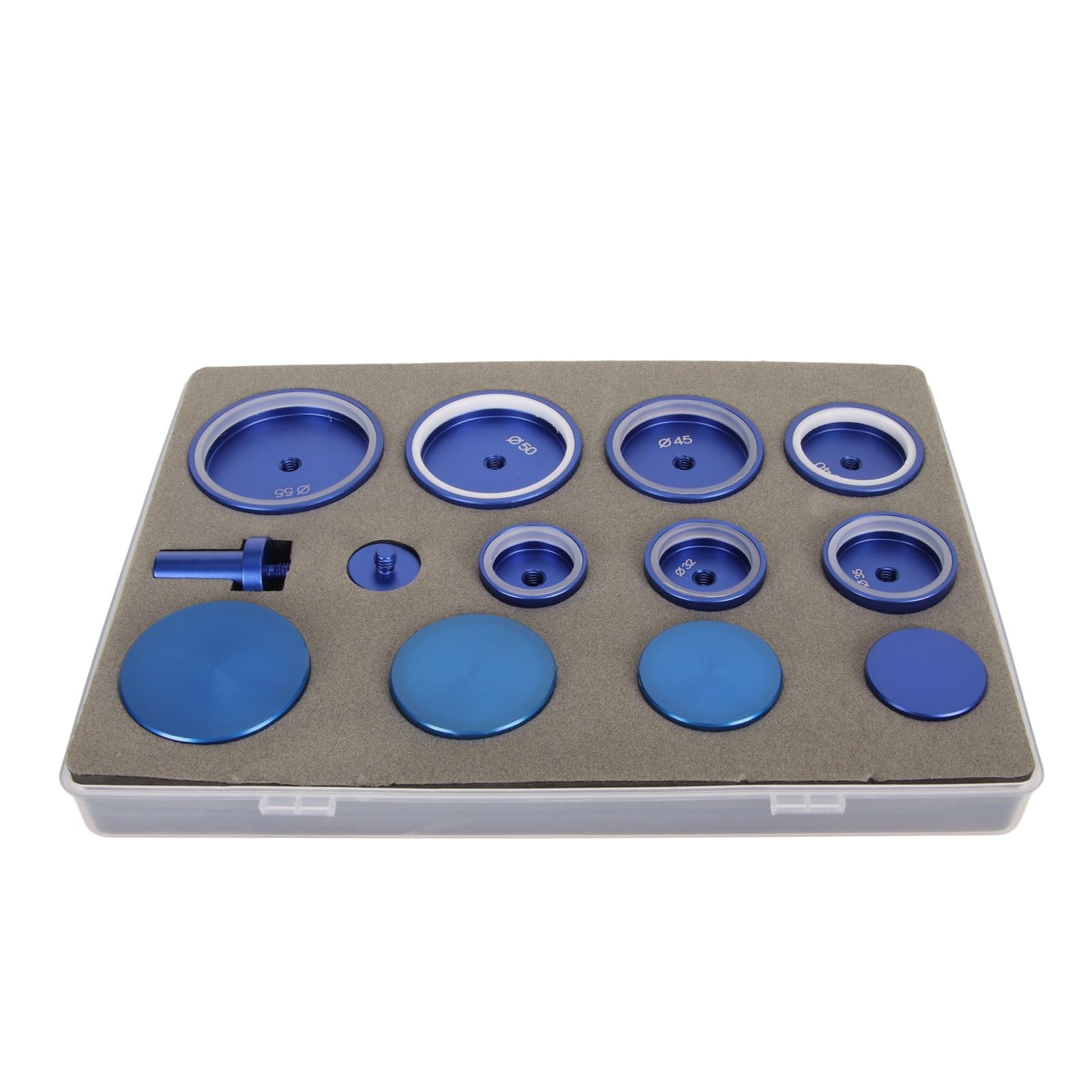 Conjunto de matrices de bisel de reloj, aleación de aluminio profesional de alta resistencia, herramienta de reloj de 11 piezas para la reparación de relojes y reemplazo de