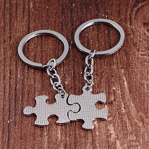 My Person Puzzle Piece Heart Keychain His Crazy Love Her Weirdo Valentines Day Him Boyfriend3