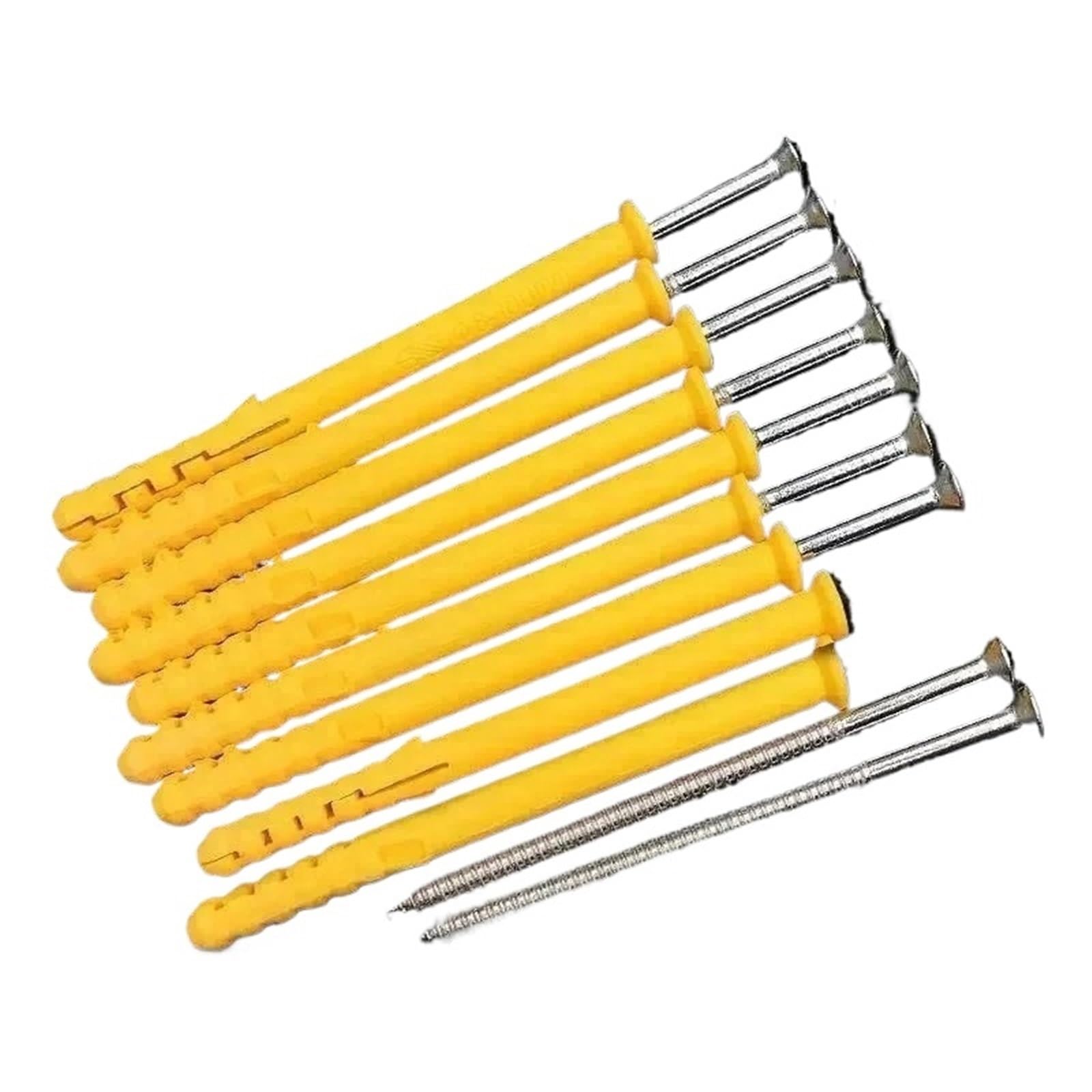 Tornillos De Expansión Para Placas De Yeso 220 tornillos de anclaje expansión for paneles yeso, kit surtido autorroscantes, perno con tapón for pared, columna tubo