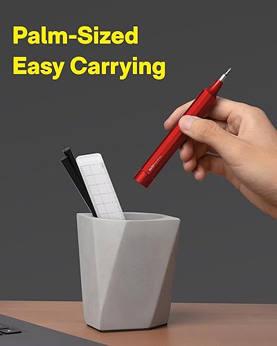 Vista 16 de HOTO - Juego de destornilladores de precisión 24 en 1, con 24 puntas de acero de aleación S2 resistentes, minidestornillador manual