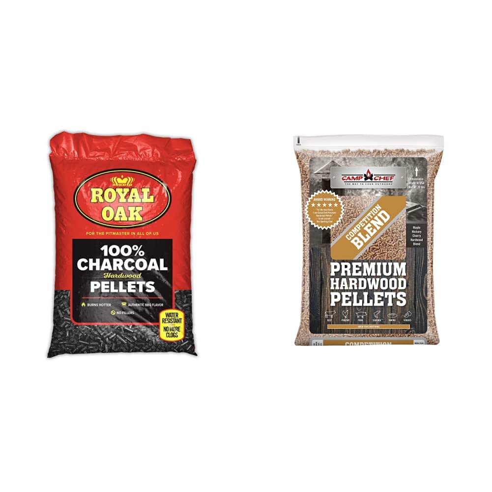 Royal Oak 100 Percent Hardwood Charcoal Pellets & Camp Chef Competition