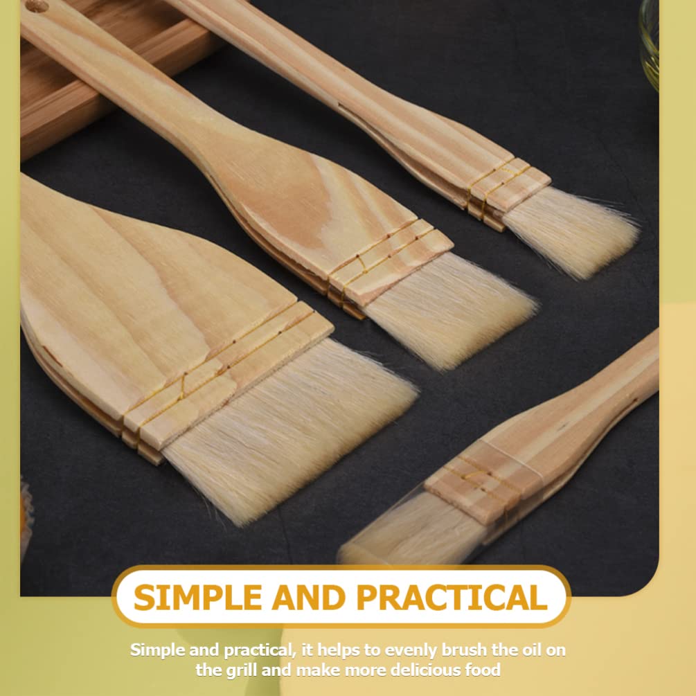 iplusmile 3pièces Brosse Laine Multi-Usage pour Barbecue Pâtisserie Et Sauces Accessoires De Cuisine pour Et Grillage