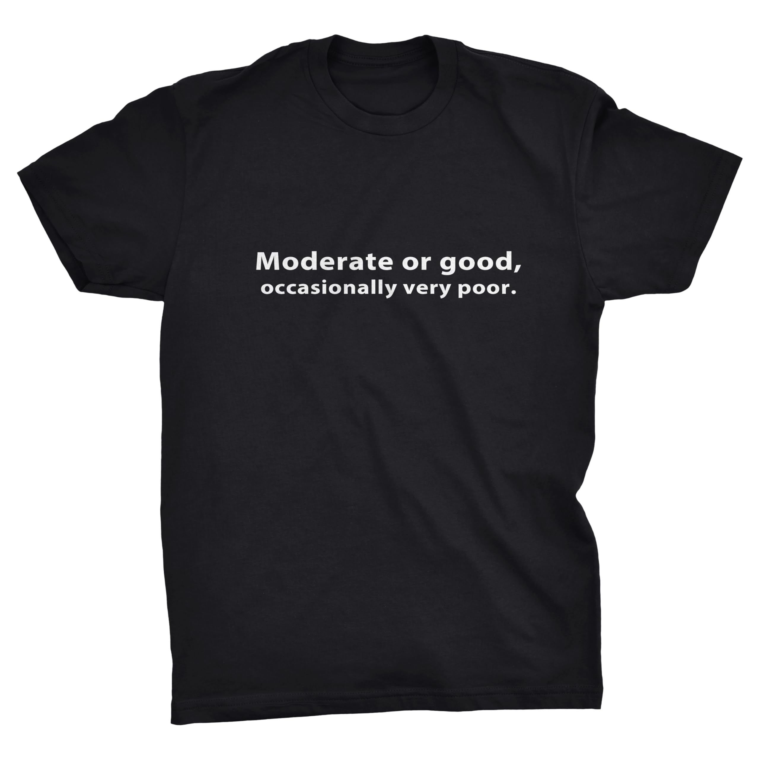 Viper By Gld Products Men's Black Viper Shipping Forcast Moderate Or Good Occasionally Very Poor T-Shirt (, 4XL)