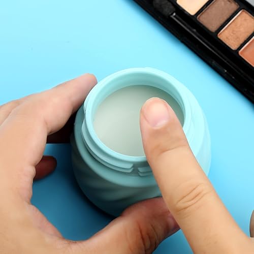 Vista 64 de Gemice Recipientes de viaje para artículos de aseo personal, tarros de crema de silicona aprobados por la TSA, tamaño de viaje con bolsa