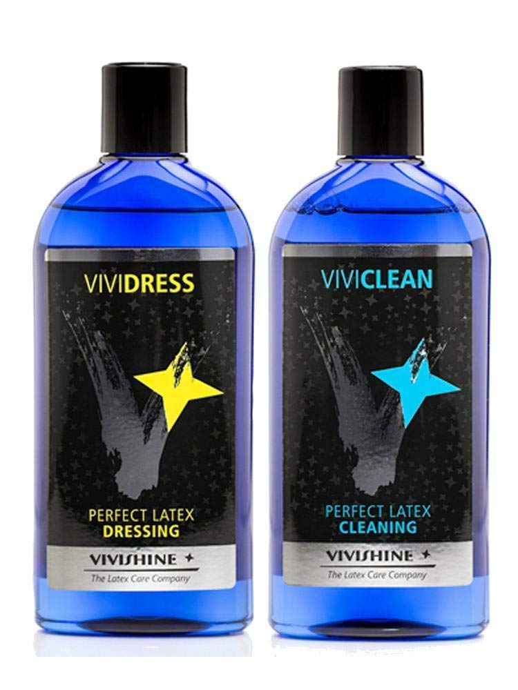 Vividress 250 ml Viviclean 250 ml Combo para ropa de látex