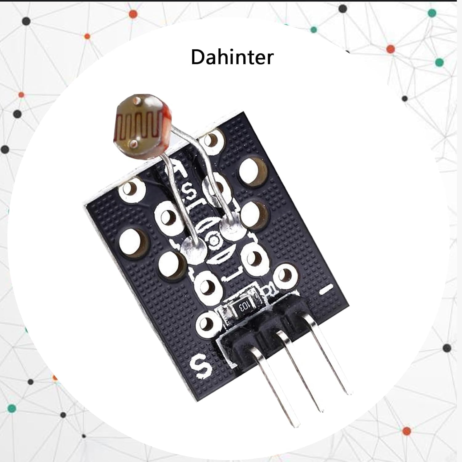 10 moduli KY-018 LDR con sensore di luce con uscita con resistenza fotografica, sensore di luminosità