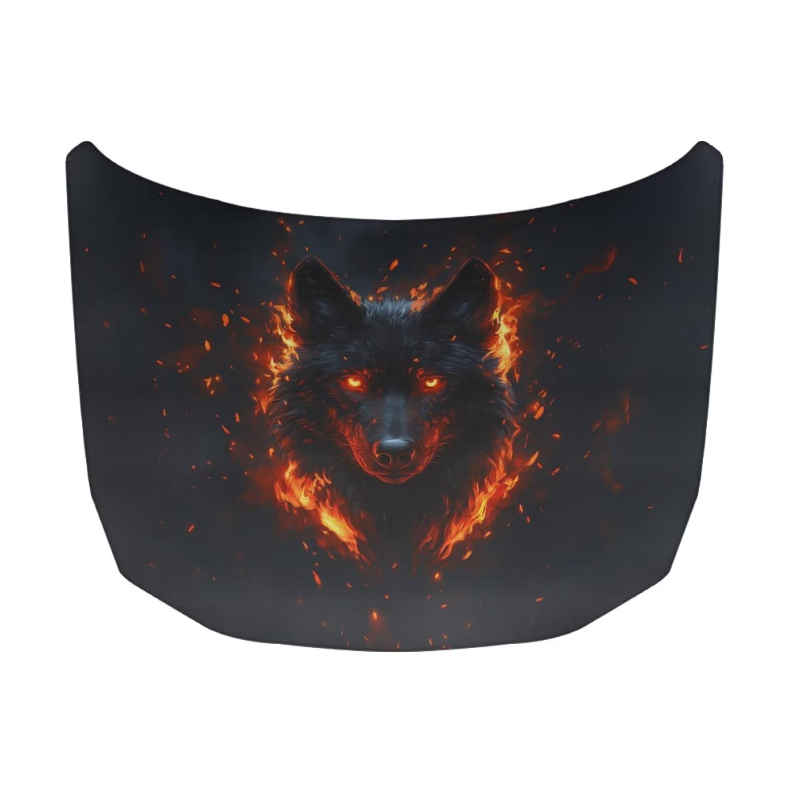 Car Hood Cover Protector Car Accessories Exterior Stretch Elastic Wolf Auto Hood Wrap Blanket Universal Hood Covers for Cars SUV Sedan