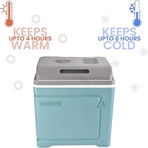 Miniatura 6 de Pinnacle Thermoware - Enfriador eléctrico grande de 30 litros para bebidas frías y calientes y alimentos - Enfriador de viaje de 12 V para