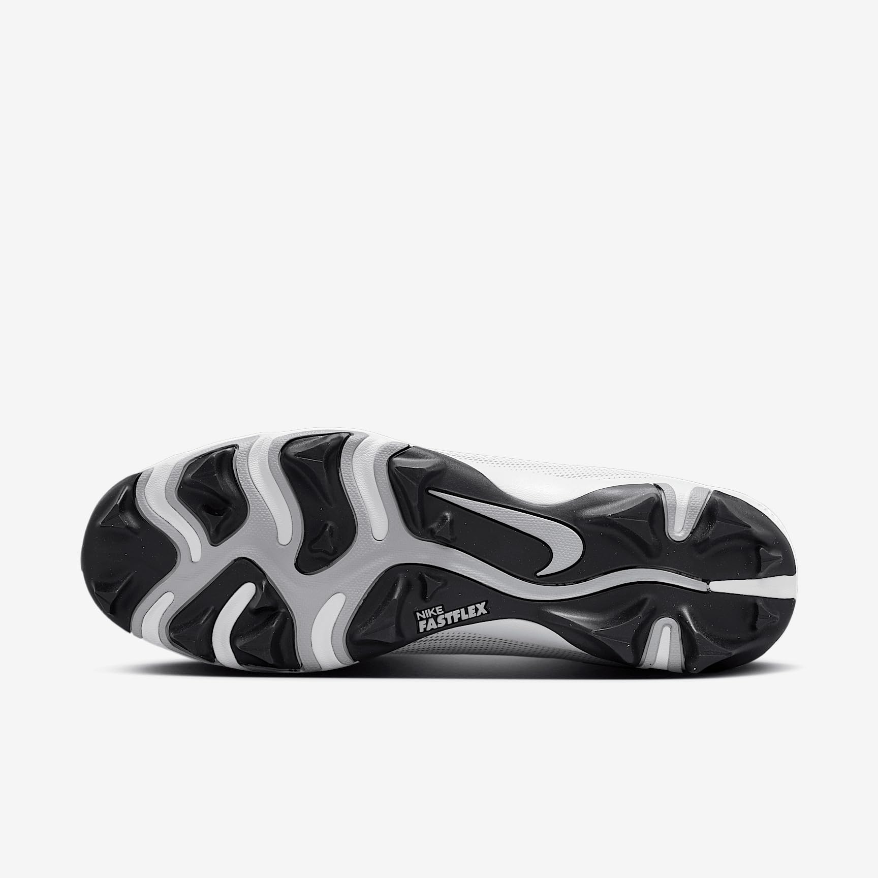 Nike Vapor Shark 3 Football Cleats (FB3304-100, White/Wolf Grey/Black/Metallic Silver) Size 7